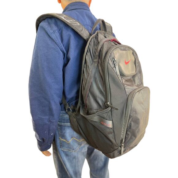 Nike Ultimatum Max Air Utility Backpack Black Basketball Sports BA4323 Flawed - Picture 16 of 16